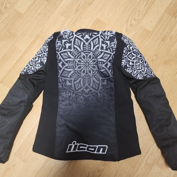 Icon D30 Overlord SB2 CE Motorcycle Racing Jacket, fully padded sz XS - Picture 8 of 8